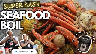 Super Easy Seafood Boil In an Instant Pot with Cajun Seafood Sauce  Like Juicy Crab [upl. by Eserahc476]