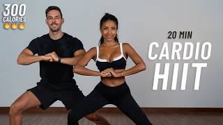 20 MIN CARDIO HIIT WORKOUT  ALL STANDING  Full Body No Equipment No Repeats [upl. by Eiger]