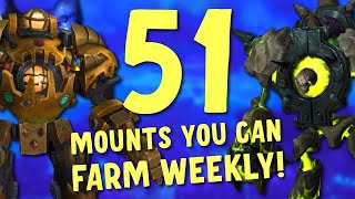 Mounts That You Can Farm Weekly in World of Warcraft [upl. by Acacia71]