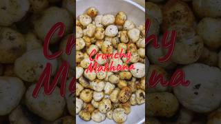 Crunchy Makhana weight loss recipe  healthy snack [upl. by Esidnac128]