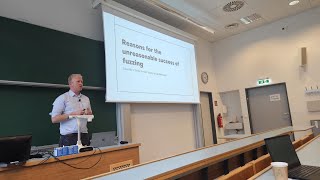 FUZZING24 Keynote quotReasons for the Unreasonable Success of Fuzzingquot by Thomas Dullien [upl. by Fusuy]