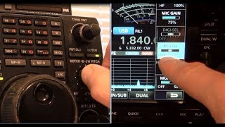 Notch function  Icom IC7610 versus IC756PROIII [upl. by Launce]