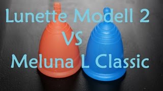 Period Talk  Lunette Modell 2 vs Meluna L Classic Cup Vergleich [upl. by Greiner]