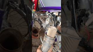 Check condition filter and replacementshortvideo pakbikerepairing viralvideo motorcylcerepairsho [upl. by Grearson585]