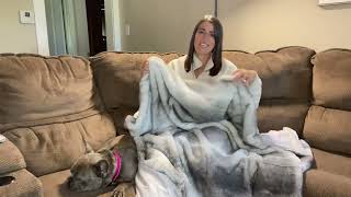 macinso Luxury Faux Fur Throw Blanket Cozy and Soft Oversized Blanket Review [upl. by Lenwood]