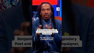 Legendary Poet Benjamin Zephaniah Dies Aged 65 [upl. by Ahon]