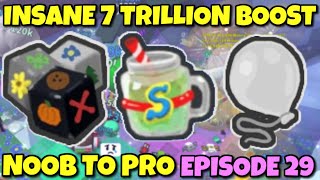 INSANE 7 TRILLION BOOST  Bee Swarm Simulator NOOB to PRO Episode 29 [upl. by Singhal]