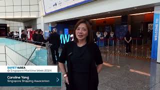 Singapore Maritime Week 2024 Caroline Yang Singapore Shipping Association [upl. by Hadwin]