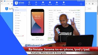 ✅INSTALAR SISTEMA IOS en Iphone Ipod amp Ipad ✅Actualizar ✅Downgrade amp ✅ReInstall [upl. by Novahc]