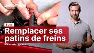 TUTO  Remplacer les patins de freins sur un vélo route 🚴  Decathlon [upl. by Joshua]