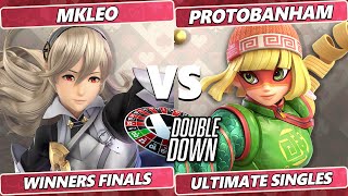 Double Down 2022 Winners Finals  MkLeo Corrin Vs ProtoBanham MinMin SSBU Smash Tournament [upl. by Allehcim]