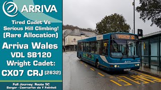 Rare Allocation Arriva Wales VDL SB120 Wright Cadet CX07 CRJ [upl. by Yssor]