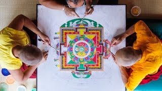 Sand Mandala Time Lapse Extended Version  Asheville NC  Urban Dharma  2012 [upl. by Tebazile]