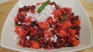 Carrot and Beetroot ki Sabzi  Sanjeev Kapoor Khazana [upl. by Arhas]