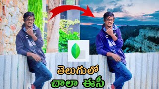 How to change photo background with snapseed  By prasads Arts [upl. by Press]