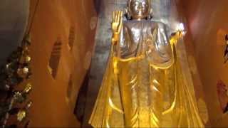 The Four Standing Buddha Images in the Ananda TempleBagan [upl. by Eissoj]