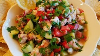 💖 Homemade Shrimp Ceviche Recipe by Mommy Is A Chef Super Bowl Recipes Appetizer Ideas Heidy Guzman [upl. by Ayikur]