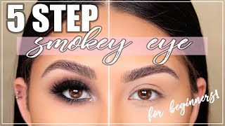 Perfect Smokey Eye in 5 Steps Smokey Eye Tutorial for Beginners  Roxette Arisa [upl. by Hsetirp]