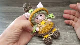 Folletta Elfa Amigurumi 🍂✨ Uncinetto Tutorial 🍁 Gnoma Amigurumi 🍄🍂💛🧡🤎 [upl. by Shelli]