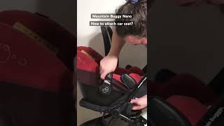 Mountain Buggy Nano How to Attach a Car Seat [upl. by Jenelle]