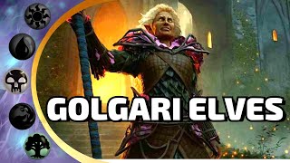 ⚫🟢Golgari Elves Has New Hope  MTG Arena Standard Deck List Wilds of Eldraine WOE [upl. by Bordie]