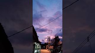 Sweet cotton candy sky what a lovely sunset shortvideo sunsetsky cottoncandy faded [upl. by Mueller]