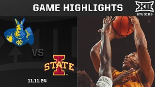 Kansas City vs 7 Iowa State Game Highlights  202425 Big 12 Mens Basketball [upl. by Eolande232]