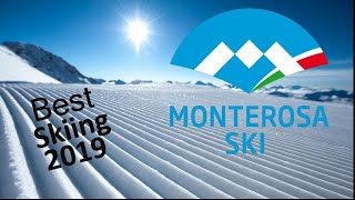 Best Skiing 2019 Monterosa Ski Italy [upl. by Alitta]