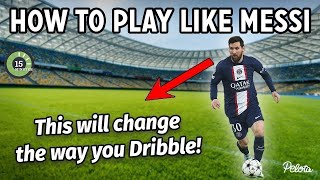 How To Dribble Like Messi Ultimate Dribbling Skill Tutorial  Free PDF [upl. by Htebazle]