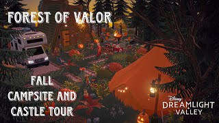 Disney Dreamlight Valley  CAMPSITE  Forest of Valor  Belles Castle [upl. by Kaylyn]