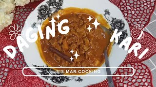 Resepi daging masak kari tanpa santan 😋 [upl. by Arodoeht]