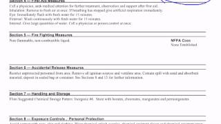 How To Read a MSDS [upl. by Eiromem353]