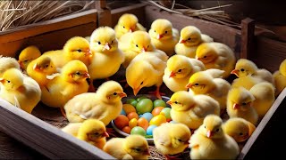 World Cute Chickens Colorful Chickens Rainbows Chickens Cute Ducks Cat RabbitsCute Animals [upl. by Farrow716]