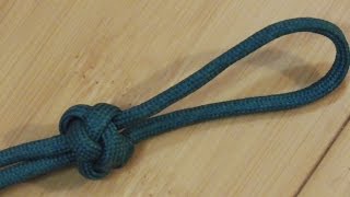 How To Tie A Decorative Paracord Diamond KnotKnife Lanyard Knot [upl. by Nazarius]