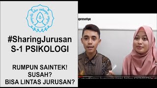 Sharing Jurusan   Jurusan Psikologi UNS Susah Bisa lintas jurusan [upl. by Nirrat]