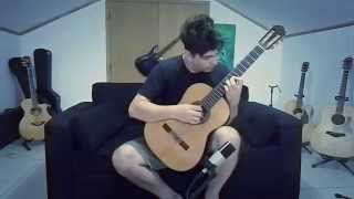 Resident Evil 4 Save Room Theme on Acoustic Guitar by GuitarGamer Fabio Lima [upl. by Tihor]