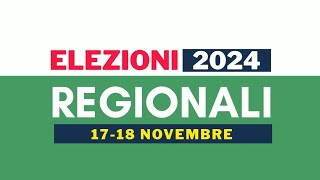 Elezioni Regionali 2024  Quando e come si vota [upl. by Yeslehc]