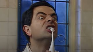 Mr Bean Tries a New Toothbrush  Mr Bean Funny Clips  Mr Bean Official [upl. by Neeven]