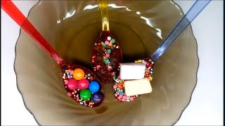 DIY Chocolate spoon hot chocolate spoons recipe [upl. by Annohs]