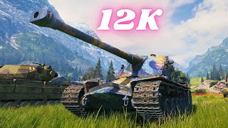 Kranvagn 12K Damage 9 Kills World of Tanks Replays [upl. by Avera]