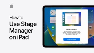 How to use Stage Manager on iPad  Apple Support [upl. by Oderfodog]