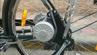 Build a powerful Electric Bicycle at homePMDC 250W GEARED MOTOR [upl. by Bloxberg]