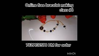 Ennathu online free bracelet making class6spr bracelet makingviralshiny braceletshorts [upl. by Casteel57]