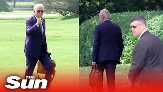 Bumbling Biden ‘gets lost’ on way to White House after ignoring Secret Service agent [upl. by Anaihk]