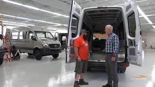 Partial Upfit on a Preowned Sprinter Chassis Part 1  Advanced RV [upl. by Olram]