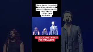 Marco Mengoni piange sul palco per la sua mamma [upl. by Nari]