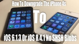 How To Downgrade The iPhone 4s To iOS 6 amp iOS 8 NO SHSH BLOBS [upl. by Inobe]