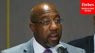 Your Voice Is Your Vote Raphael Warnock Denounces Georgias Restrictive Election Law [upl. by Warchaw]