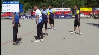 Championnat petanque de France 2024 jp briancon CD 74 vs CD 83 [upl. by Callean]