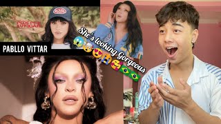 Pabllo Vittar  Pede pra eu ficar Listen to your heart Official Music Video  REACTION [upl. by Ahsened877]